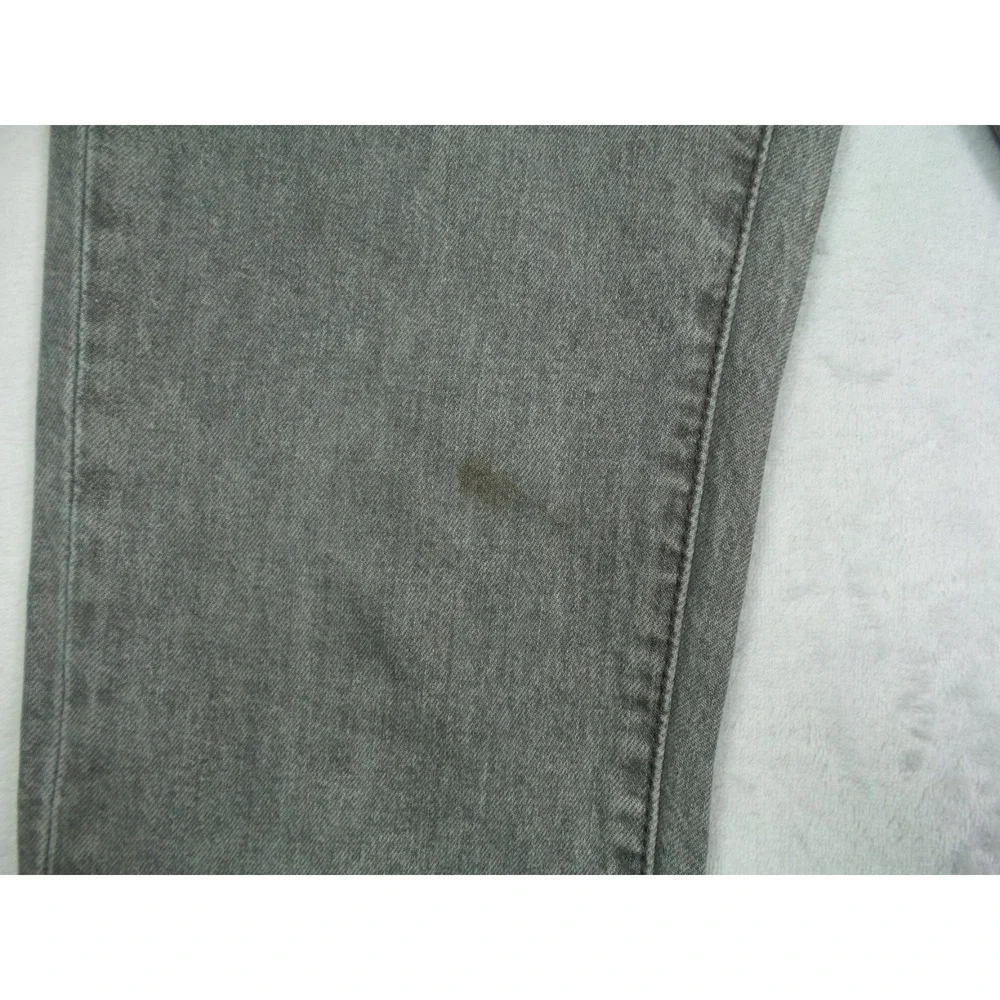 Levis Premium 511 Jeans Mens Size 30 x 32 Gray Denim‎ Slim Fit Straight Stretch